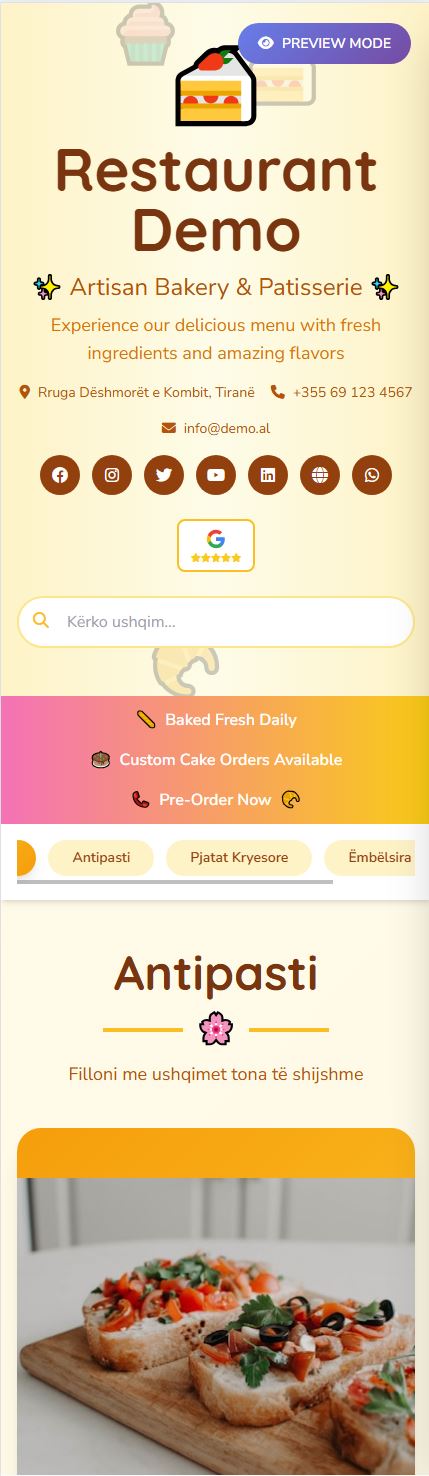 Bakery & Sweets Preview