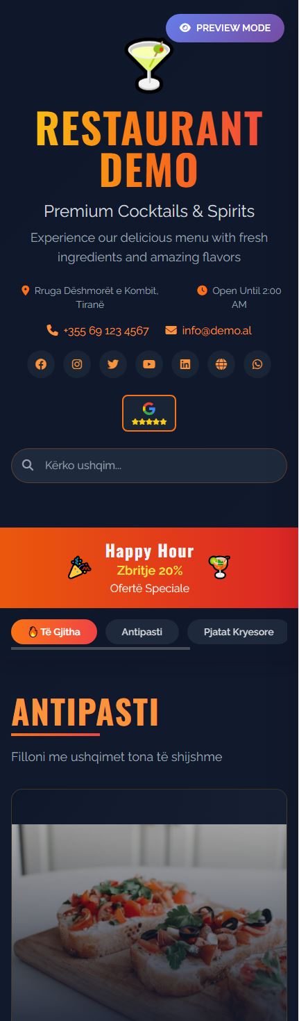 Bar & Drinks Preview
